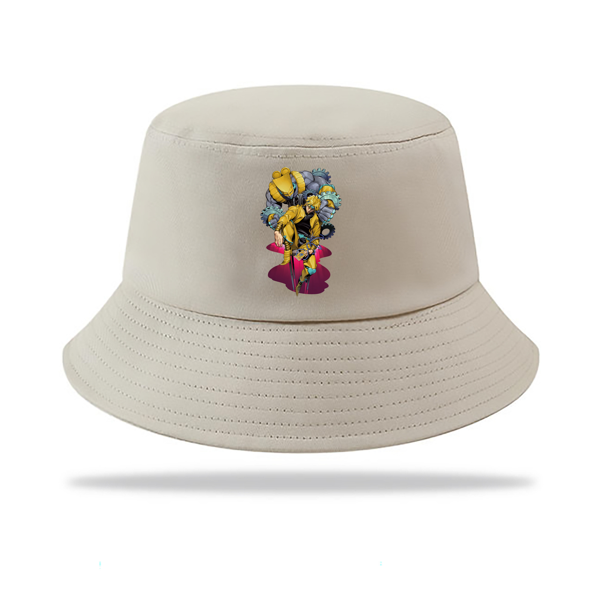 （画像用） ジョジョの奇妙な冒険 ディオ?ブランドー JoJo's Bizarre Adventure Dio Brando アウトドア日除けバケットハット